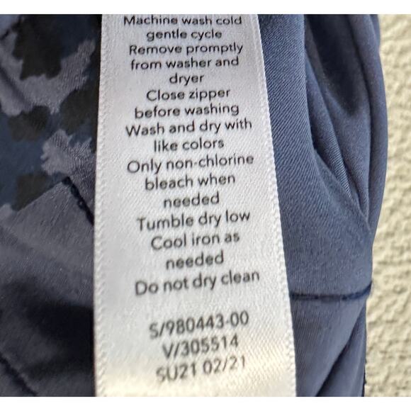 Athleta Avenue Printed Wide Leg Crop Pant Size 10P - Picture 9 of 9